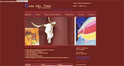 Desktop Screenshot of casadeltoro.com